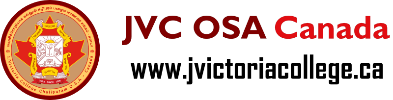 J/Victoria College, Chulipuram, Old Students Association, Canada - JVC OSA Canada